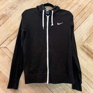 Nike Black Zip Up Hoodie